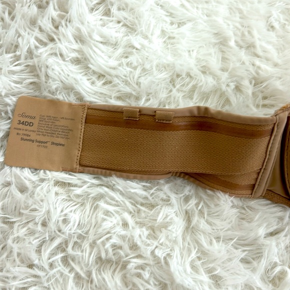 Nude Soma Strapless Bra - Picture 4 of 5